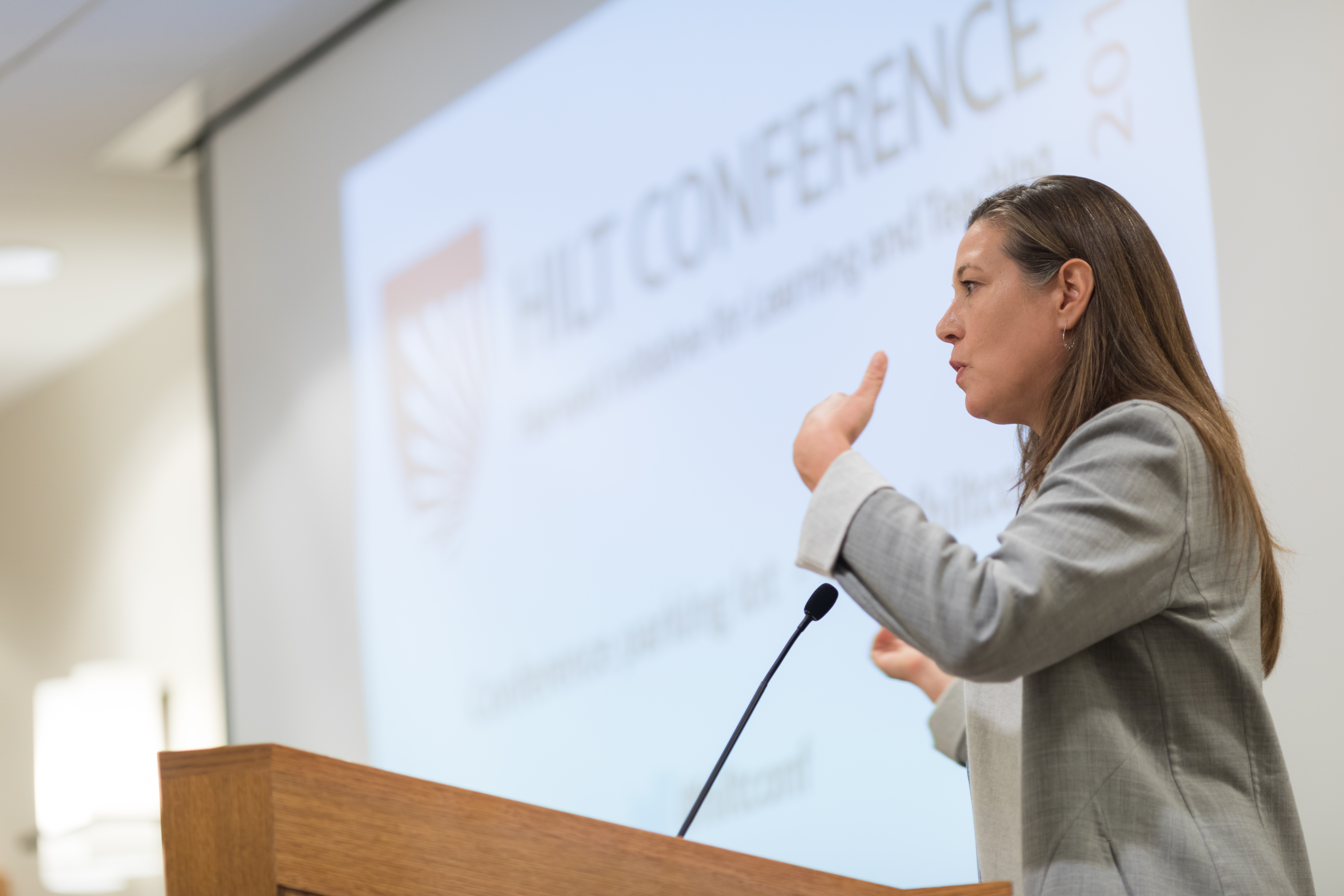 Erin Driver-Linn speaks at HILT Conference 2017