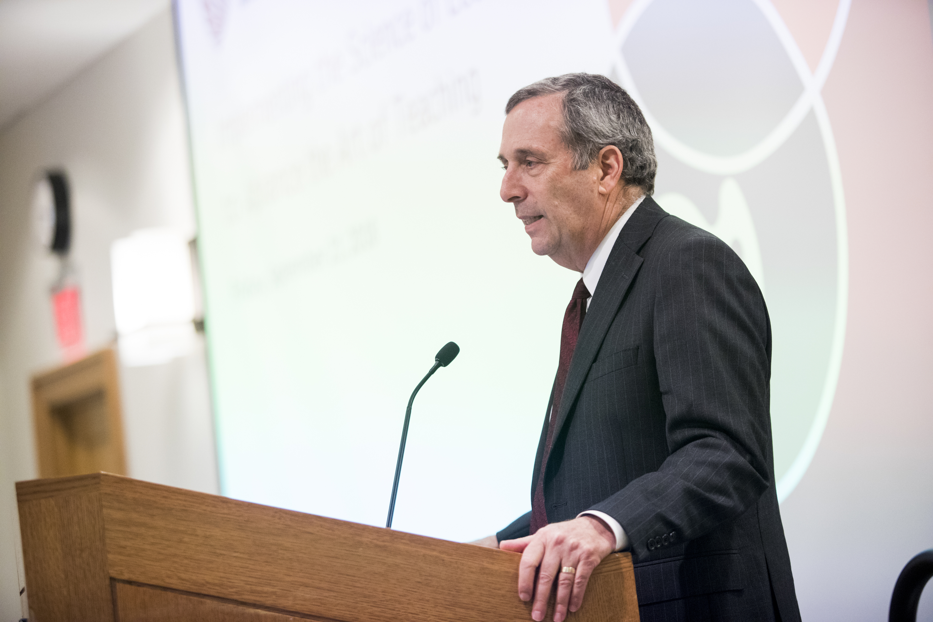 President Lawrence S. Bacow welcomes conference attendees
