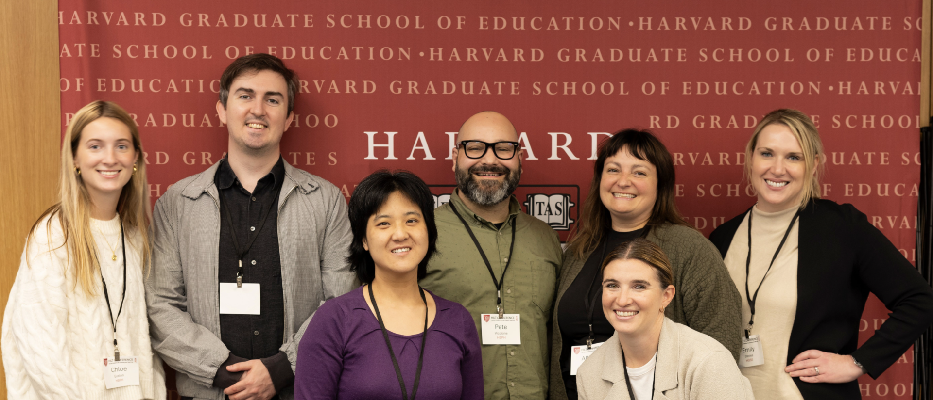 HILT Conference attendees smiling and posing for the camera.