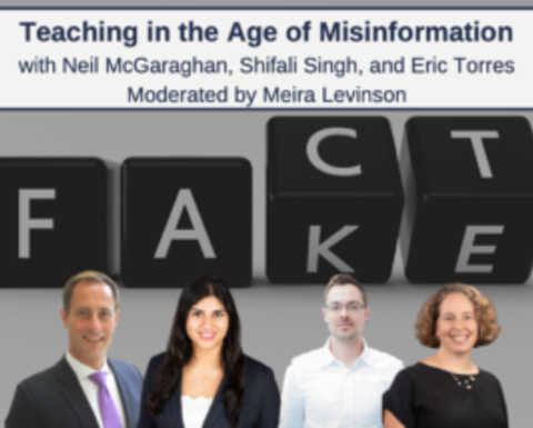 decorative image of teaching in the age of misinformation