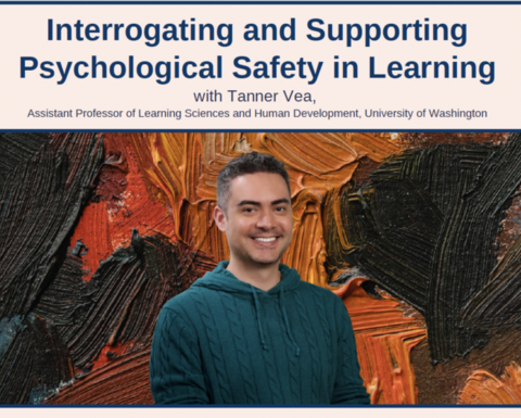 Decorative poster of Interrogating and Supporting Psychological Safety in Learning