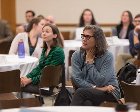 HILT Conference attendees tuning into a session presentation.
