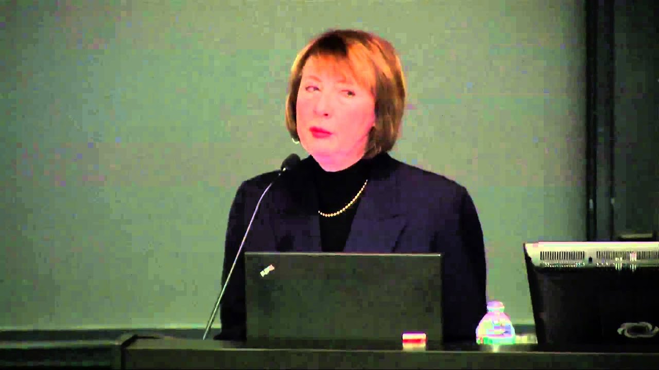 Cathy Davidson speaking during the Innovation in Higher Education panel at HILT Symposium on Feb. 2, 2012