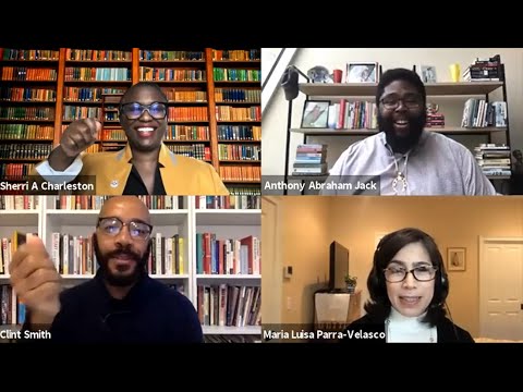 Video of 2020 conference plenary session with Sherri Ann Charleston, Maria Luisa Parra, Clint Smith, and Anthony Jack