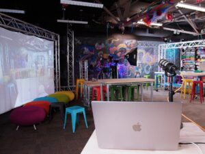 Learning Spaces – Tour of the Bok Center Learning Lab Studio