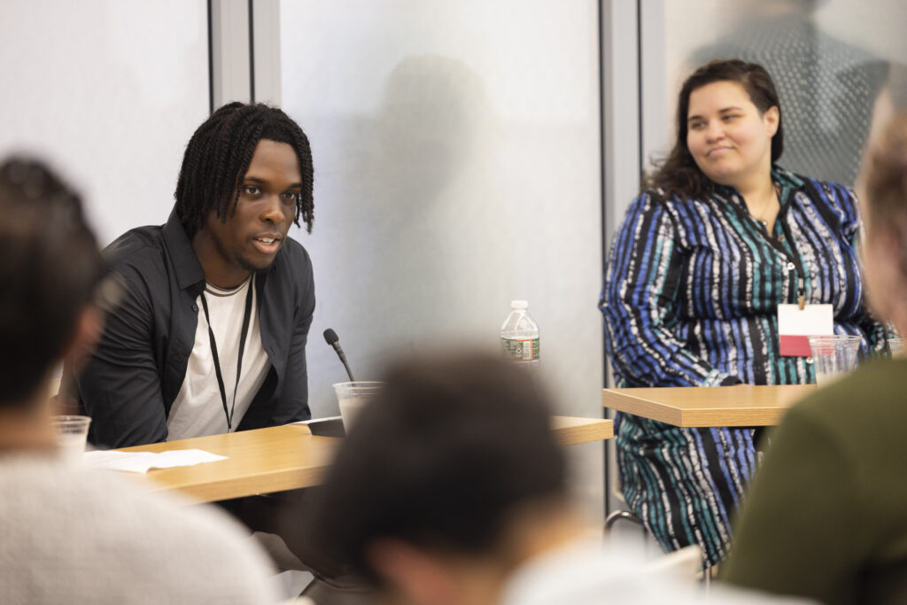 HILT Conference breakout session speakers from left to right, Tega Ajise and Cassandra Montenegro