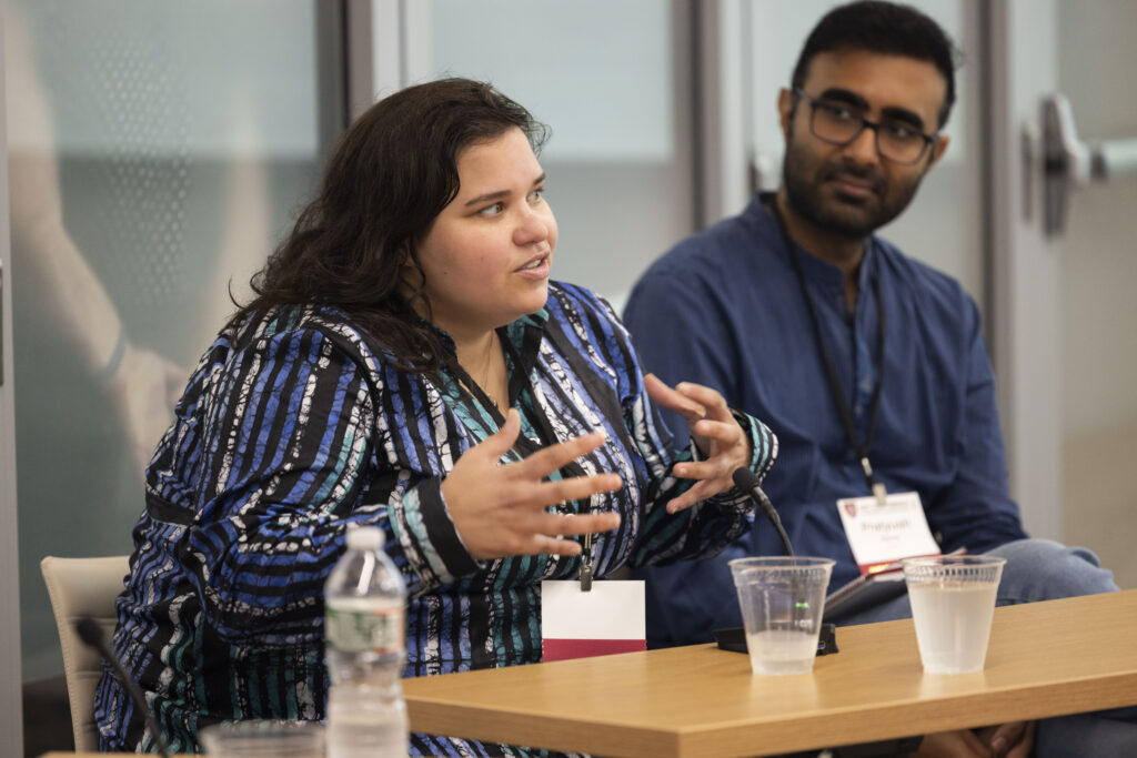 HILT Conference breakout session speakers from left to right, Cassandra Montenegro and Pratyush Rawal